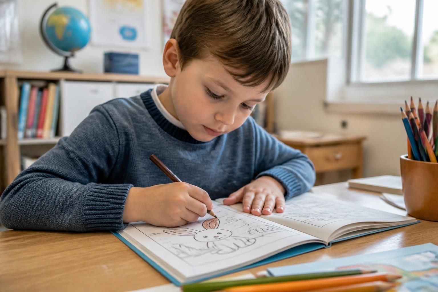 Le coloriage de Simon le lapin : un outil éducatif qui fait la différence