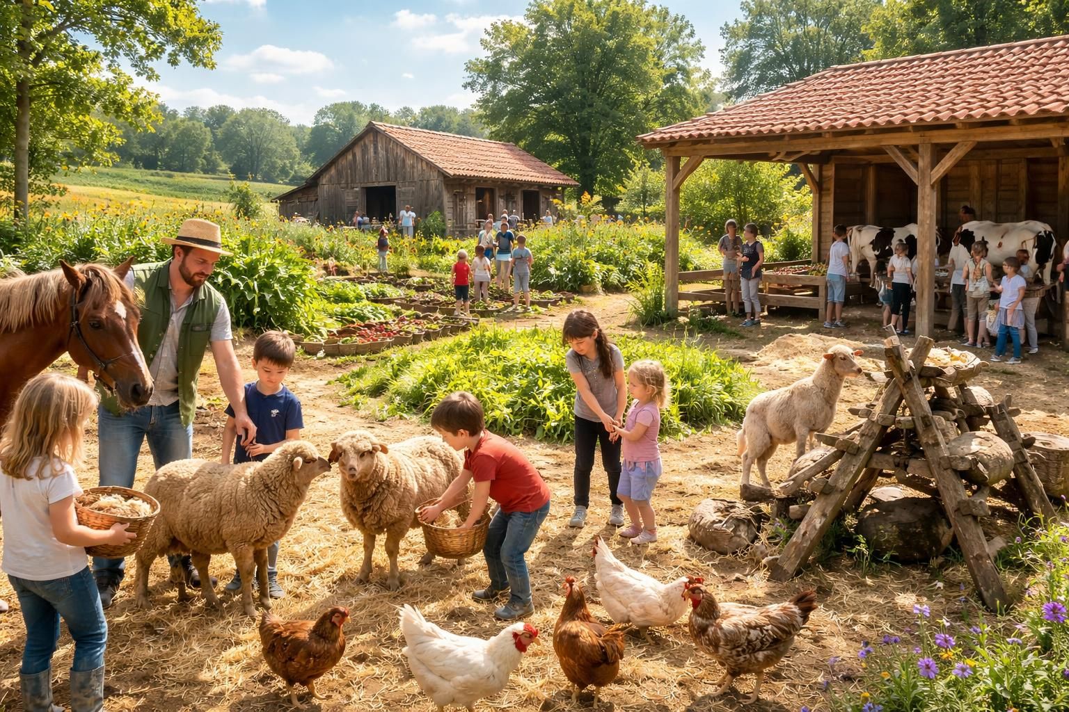 Les activités fascinantes proposées par la ferme pédagogique à Sully sur Loire