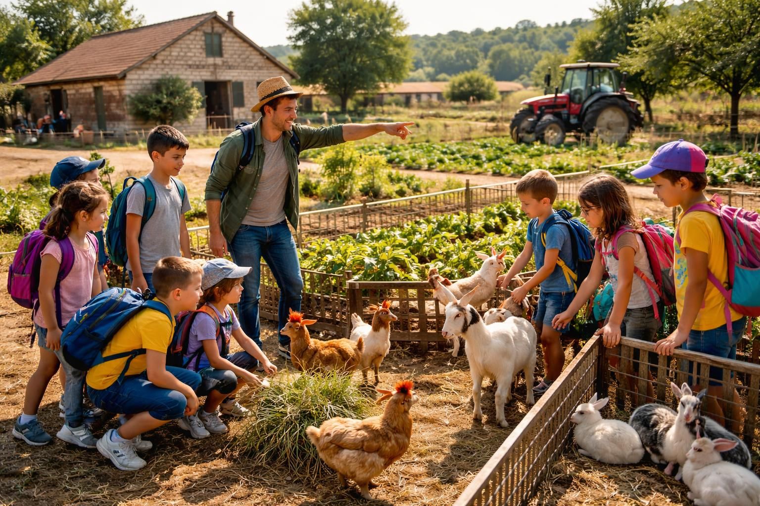Les bienfaits des visites à la ferme pédagogique à Bourgoin pour les écoles