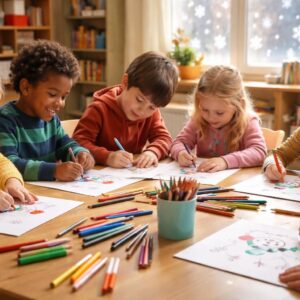 découvrez comment le coloriage de bonhommes de neige stimule la créativité, améliore la motricité fine et favorise le développement global des enfants.