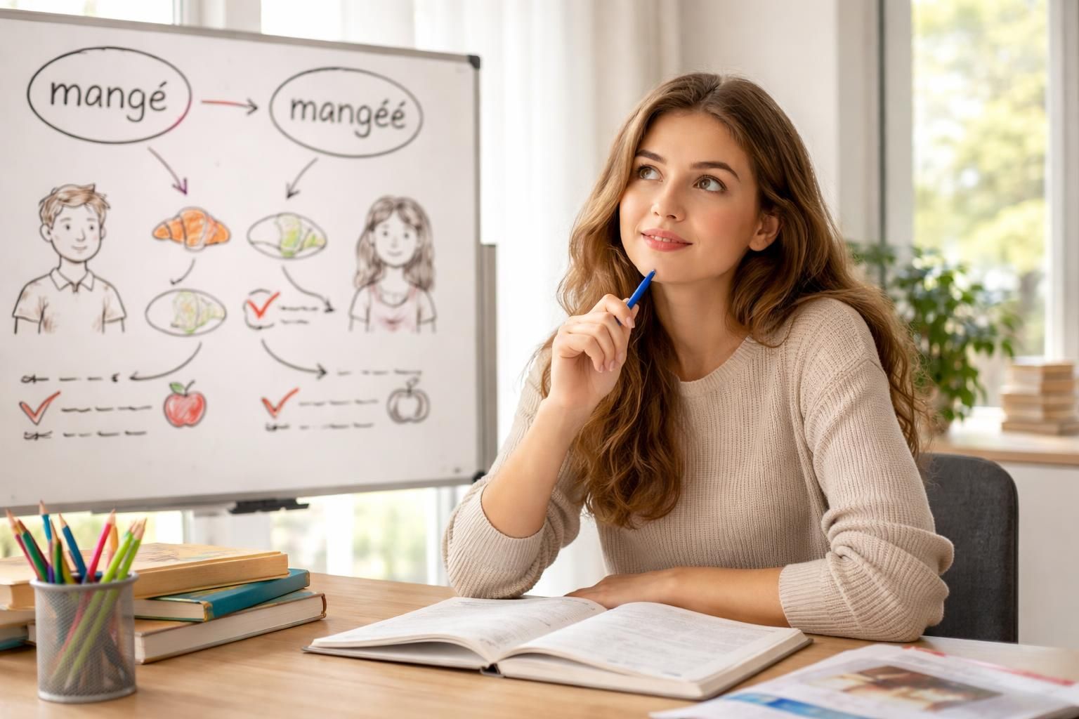 Vous hésitez entre elle a mangé ou mangée ? Découvrez les règles d&rsquo;accord