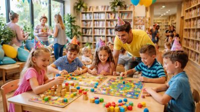 découvrez pourquoi la ludothèque de brive est l'endroit idéal pour célébrer les anniversaires d'enfants : animations ludiques, jeux variés et cadre convivial pour un moment inoubliable.